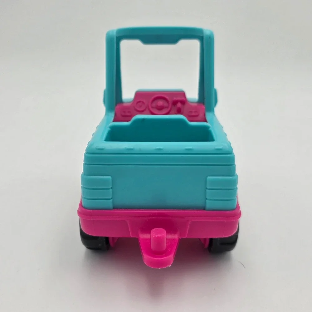 Fisher Price Little People Barbie Pink Teal SUV Car Toy Kids Play‎ Fun